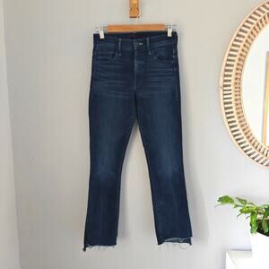 MOTHER Insider Crop Step Fray Jeans Good For You Size 25